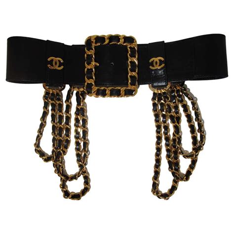 chanel chain ribbon belt|authentic Chanel belt.